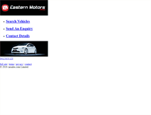 Tablet Screenshot of easternmotors.com.au
